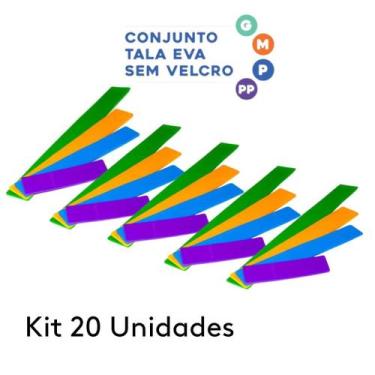Imagem de Kit Talas Aramadas Ajustável E.V.A 20 Unidades Ortoflex