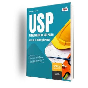 Imagem de Apostila USP  - Auxiliar de Manutenção/Obras - Apostilas Opção