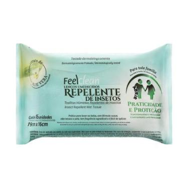 Imagem de Lenços Umedecidos FeelClean Repelente 16 Unidades
