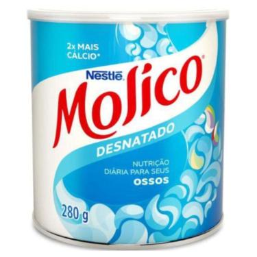 Imagem de Leite em Pó Desnatado Molico Total Cálcio Lata 280g