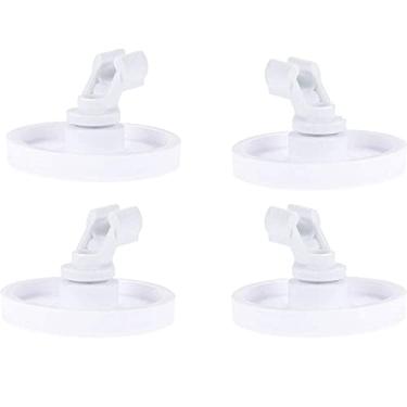Imagem de Conjunto de suporte de rodas de lava-louças 154174501 (pacote com 4) substitui a máquina de lavar louça Frigidaire Kenmore Tappan Westinghouse, substitui 154174401 5300809640 154294801 AP2135554