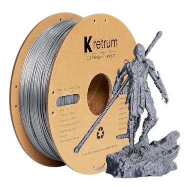 Imagem de Kretrum Filamento PLA 1,75 mm Filamentos de Impressora 3D Recargas de Carretel de Papelão 1 kg Amplamente Compatível com a maioria das impressoras 3D FDM Serve para ELEGOO Anycubic FlashForge Creality