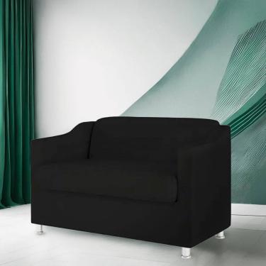 Imagem de Namoradeira Bia Decorativa Reforçada Recepção Clinica Salão Sala De Estar Suede