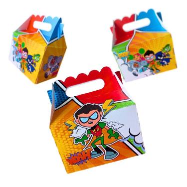 Imagem de Kit 50 Lembrancinhas Decorativas Jovens Titãs Aniversário 