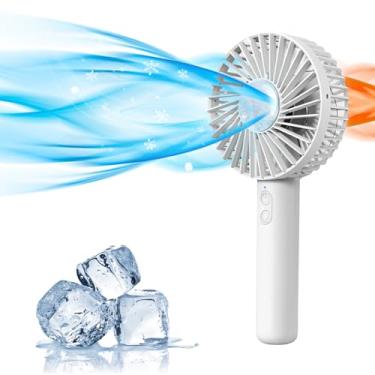 Imagem de SAVIOR COOL Ventilador portátil portátil com resfriamento de gelo, mini ar condicionado recarregável com até 10 horas de vida útil da bateria, ventiladores portáteis 3 em 1 para viagens ao ar livre