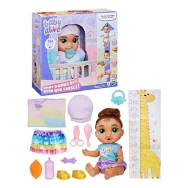 Imagem de Boneca Baby Alive Sophia Sparkle Grows Up Morena - Cresce de Verdade, Primeiro Dente, 75 Sons e Frases em Portugues - Ha