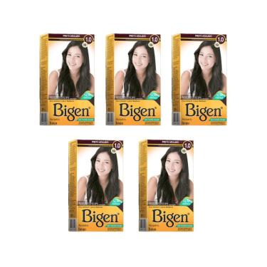 Imagem de Coloraçao Bigen 59 Preto Azulado - Kit Com 5Un