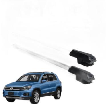 Imagem de Rack Travessa Teto Prata Aluminio Vw Tiguan 2008 A 2017 - SMD