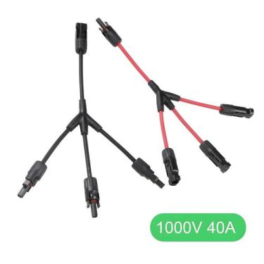 Imagem de Conector Y Para Cabo De Painel Solar 3 a 1, Adaptador De Distribuição 