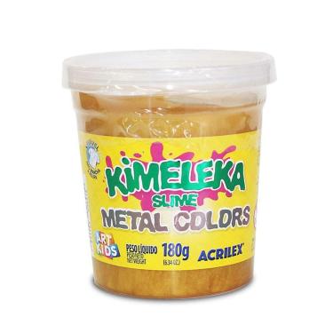 Imagem de Kimeleka Slime Art Kids metálica 180g Ouro 532 Acrilex