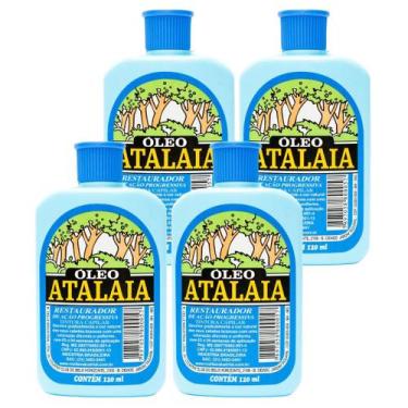 Imagem de Kit 4 Óleo Atalaia Para Cabelo Restaurador Volta Cor Natural Tratament