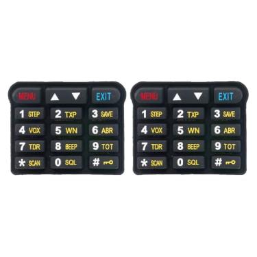 Imagem de Teclado numérico de substituição de 2 peças para rádio baofeng série UV-9RPLUS rádio bidirecional