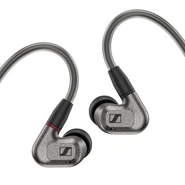 Imagem de Fones de ouvido audiófilos Sennheiser IE 600 polegadas – Transdutores TrueResponse para som neutro, cabo removível com ganchos flexíveis para orelhas, inclui cabo equilibrado, garantia de 2 anos