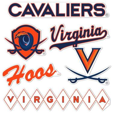 Imagem de Desert Cactus Adesivo University of Virginia Cavaliers UVA Wahoosr Decalques de Vinil Garrafa de Água Carro Folha de Scrapbook T2 (Tipo 2-2)