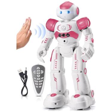 Imagem de Robô KingsDragon RC para Crianças: Controle por Gestos e Sensor Remoto, Ideal para Meninos e Meninas de 3 a 8 Anos, Presente de Aniversário