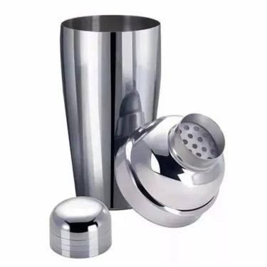 Imagem de Coqueteleira Inox Com Tampa Dosador 550Ml C/Aparador De Gelo