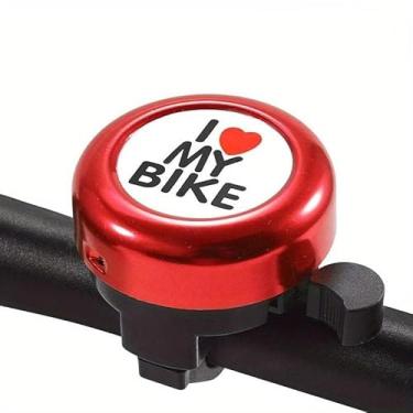 Imagem de Bicicleta Bell Love Liga de Alumínio Mini Universal MTB Bicicleta Estrada E-Bike Scooter Elétrica Acessórios criativos (vermelho)