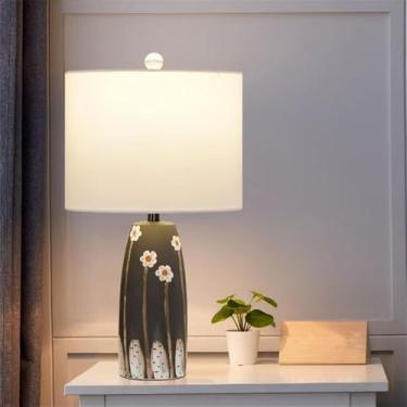 Imagem de OUFULA Luxo Americano Criativo Lâmpada de Mesa Para Sala de Estar Quarto Estudo Villa Hotel Cama Mesa Luz (Estilo 146)