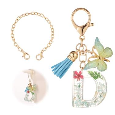 Imagem de Corrente de garrafa Stanley com berloques fofos, acessórios de borboleta e borla - Acessórios para copos compatíveis com copo de 1,134 g, Medium, Resina, Sem Pedra Preciosa