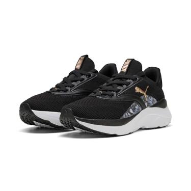 Imagem de Puma Tênis feminino Softride Mayve Bloom WNS, Puma Ouro rosa preto, 39