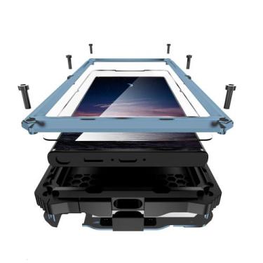 Imagem de Capa Lunivop para Samsung Galaxy S24 Ultra azul resistente