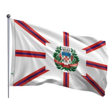 Imagem de Bandeira do Município de Cajamar Uma Face Estampada Tamanho 90x128cm -