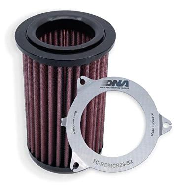 Imagem de DNA High Performance Filters DNA Air Cover Stage 2 e combo de filtro compatível com Royal Enfield Shotgun 650 (2024) PN: R-RE65CR23-S2-COMBO