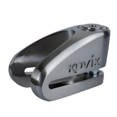 Imagem de Trava Disco Para Motocicleta Kovix Kvz1 Pino De Metal Polido (CINZA)