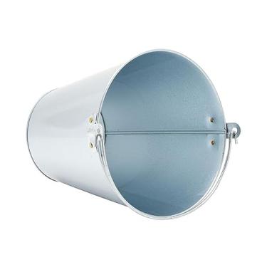 Imagem de Baldes de gelo para festas, balde galvanizado grande para festas, balde de gelo de metal de 18 cm, champanhe, cerveja, vinho, capacidade de 293 ml, para casa, quartos de hóspedes e bar