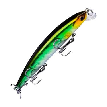 Imagem de Jerkbait suspenso, iscas rígidas de afundamento lento, equipamento de em água salgada, ferramentas de peixe de reservatório, equipamento ao ar livre para truta robalo de água doce e salgada