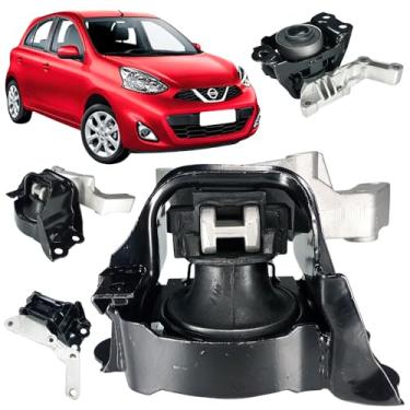 Imagem de Coxim Lado Direito Do Motor Superior March 1.6 2012 2013 2014 2015 2016 2017 2018 2019 2020 2021 2022 2023 - MB7043, 8456, 112101HS0A