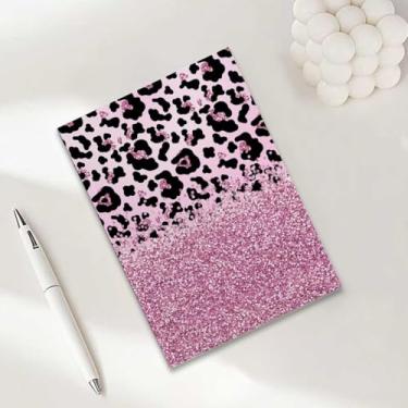Imagem de Caderno com estampa de leopardo, caderno A5 para anotações de escritório, agenda de 21 x 14,7 cm, agenda de viagem, presentes para amantes de leopardo-6