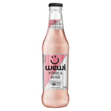 Imagem de Água Tônica Rosé Orgânica Wewi Vidro 255ml