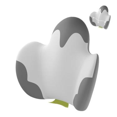 Imagem de Almofada de suporte lombar para carro, suporte para cadeira de escritório com espuma de memória, suporte para alívio da dor lombar, almofada ergonômica para cadeira de mesa, sofá, cama, assento de