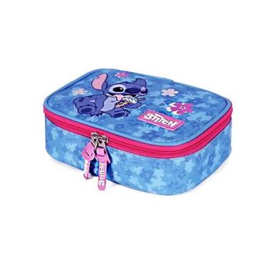 Imagem de Estojo Jumbo Disney Filme Stitch Meninas Escolar Original - Luxcel
