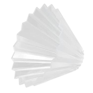 Imagem de Generic Copo de Filtro de café de Resina Reutilizável Cônico Elegante Profissional Mão Cervejeiro para Amantes de café Cozinha (Transparente)