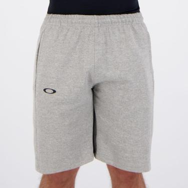Imagem de Bermuda Moletom Oakley TRN Essential Fllece Cinza-Masculino