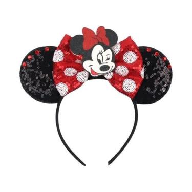 Imagem de Tiara De Orelhas De Rato Do Castelo Da Disney Com Fogos De Artifício P