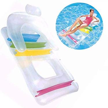 Imagem de Colchao Inflavel Boia 1.47 Metros Fashion Lounge Praia Piscina Flutuante (1834/8348)