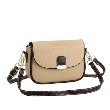 Imagem de Bolsa Feminina Couro Macio - Bolsa Pequena com Alças Ajustáveis Ombro/Transversal, Bolsa Casual Multiuso para Dia a Dia, Festas e Viagens, Acessório Essencial Feminino