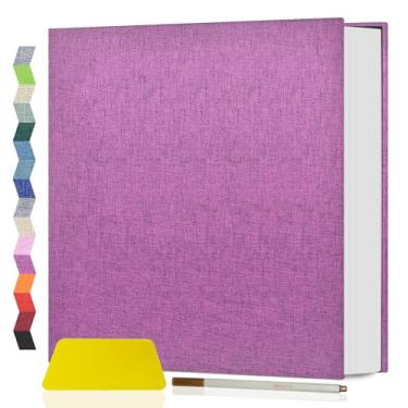 Imagem de Popotop Álbum de fotos autoadesivo álbum de recortes para fotos 10 x 15 x 17 20 x 25 cm, livro de fotos faça você mesmo como kits de suprimentos para álbuns, presentes de aniversário para mulheres