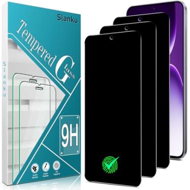 Imagem de Slanku [Pacote com 3 protetores de tela para Samsung Galaxy S25 FE, antiespião, vidro temperado privado, compatível com capas, dureza 9H