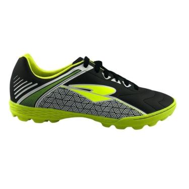 Imagem de Chuteira Society Dray 306 Preto-Branco Limão Adulto Original Unissex-Unissex