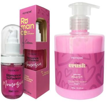 Imagem de Creme Rosa Hidratante Beijavel e Gel Momozin Picante Romance - Feitiço