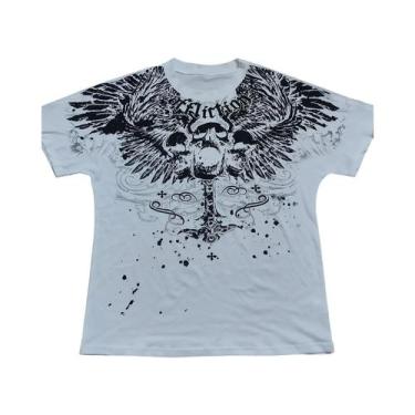 Imagem de Camiseta Masculina De Verão 2025 Com Estampa 3D De Caveira, Casual, Mo