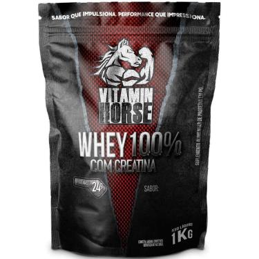 Imagem de Whey 100 Vitamin Horse 1kg 24g Proteína Creatina-Unissex