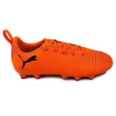 Imagem de Chuteira Campo Puma Future 8 Jr Laranja Conforto Original-Unissex