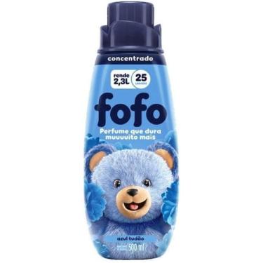Imagem de Amaciante Fofo Concentrado Azul Tudão 25 lavagens 500ML
