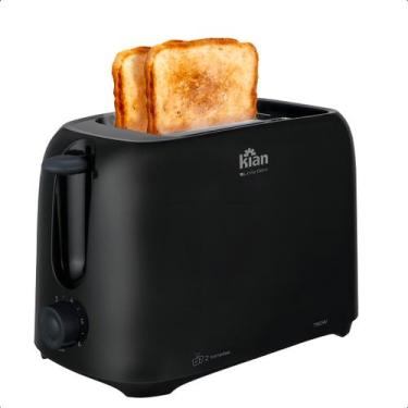 Imagem de Torradeira Elétrica 750w Kian To-100 Cor Preto, Bivolt