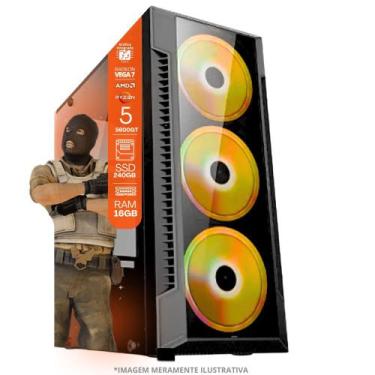 Imagem de PC Gamer AMD Ryzen 5 4600G, 16GB RAM, Placa de video Radeon Vega 7, SS